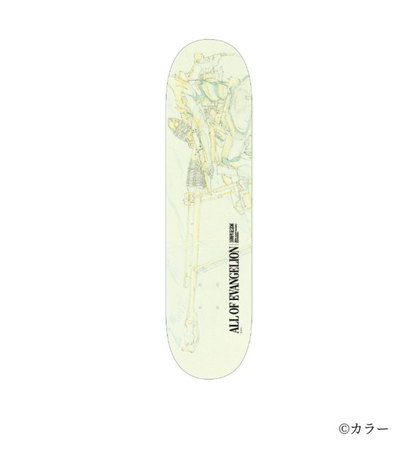 ALL OF EVANGELIONオリジナルグッズ「スケートボードデッキ（初号機）」（C）カラー