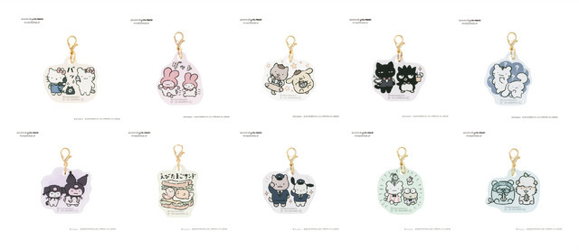 トレーディングアクリルチャーム（全10種）単品各418円／BOX4,180円