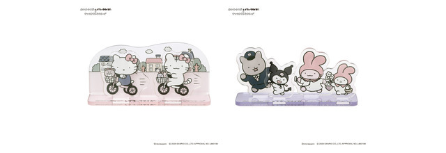 レイヤーアクリルスタンド　2種　各770円