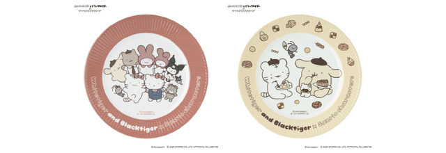 紙皿みたいなメラミンプレート　2種　各1,320円