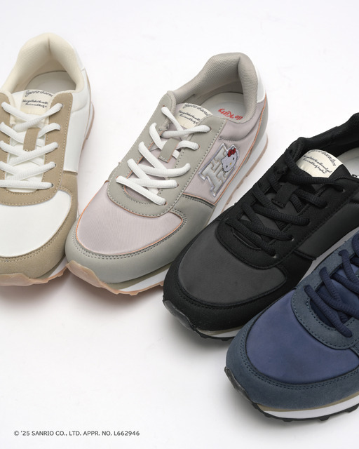 「サンリオキャラクターズ シューズ」レトロスニーカー