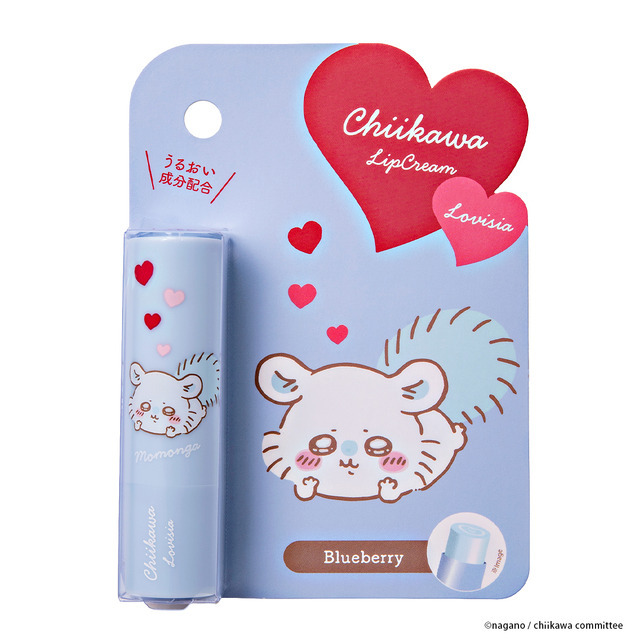 「Lovisia ちいかわリップクリーム ハートシリーズ」