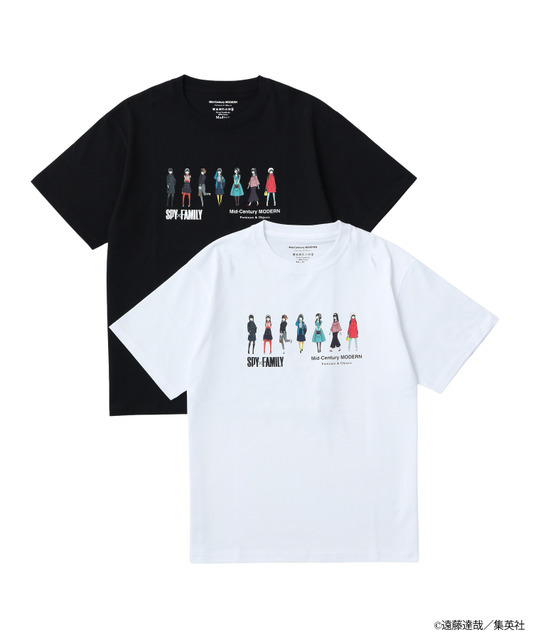 SPY×FAMILY Mid-Century MODERN S/S Tee Yor's 1Week Coordinate　￥6,600 (tax in)