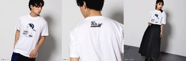 STRICT-G『新機動戦記ガンダムW』Tシャツ　張 五飛横顔 着用イメージ（C）創通・サンライズ