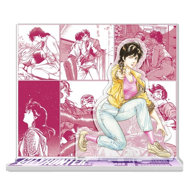 つながるアクリルスタンド（冴羽獠／槇村香）