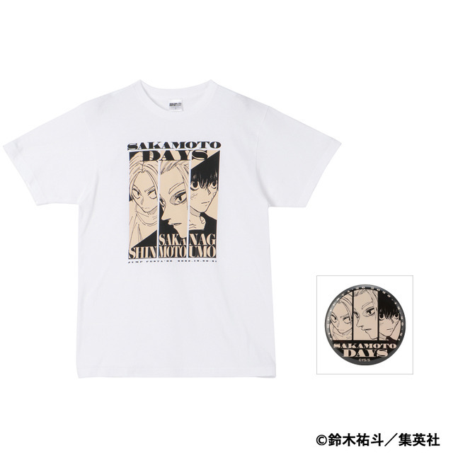 「ジャンプフェスタ2026」『SAKAMOTO DAYS』缶バッジ付きTシャツ