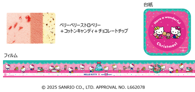 ハローキティ クリスマス アイスクリームケーキ