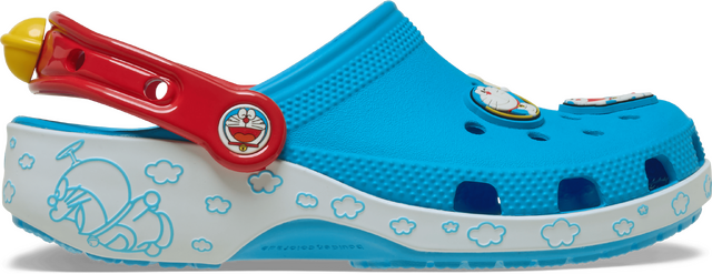 crocs「キッズ ドラえもん クラシック クロッグ」（C）1970-2025 Fujiko Pro