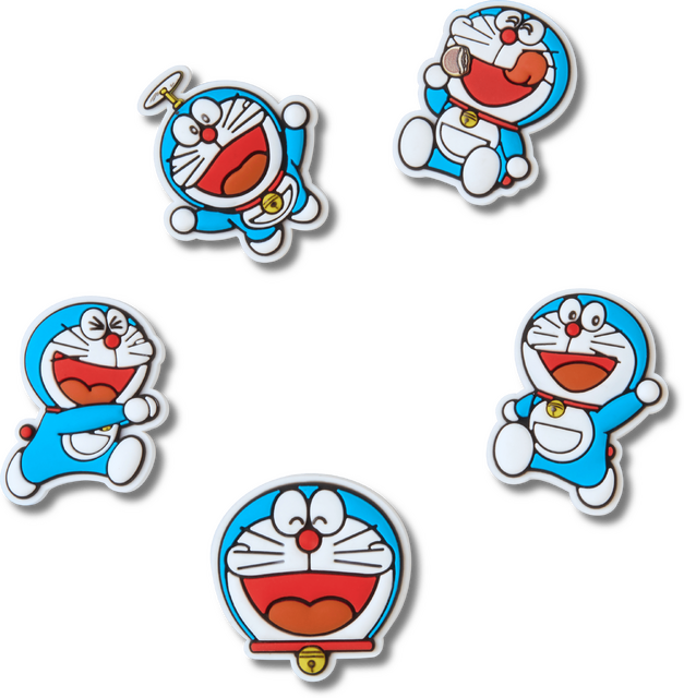crocs「ドラえもんファイブパック ジビッツ チャーム」（C）1970-2025 Fujiko Pro