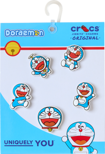 crocs「ドラえもんファイブパック ジビッツ チャーム」（C）1970-2025 Fujiko Pro