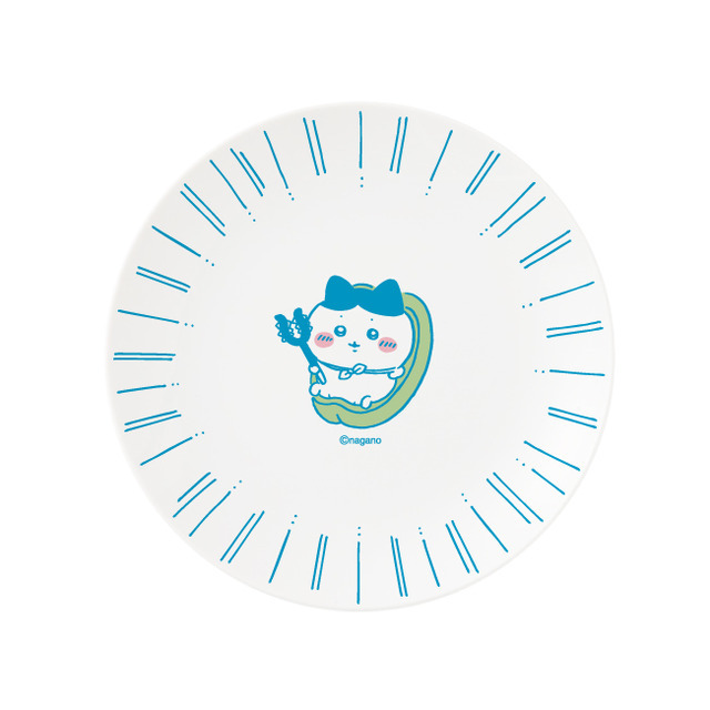 ハチワレのピーマン肉詰め皿