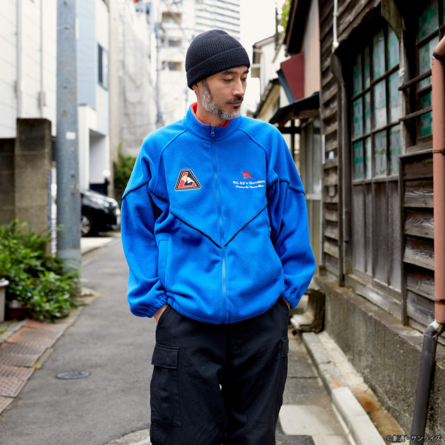 STRICT-G『機動戦士ガンダム 逆襲のシャア』フリースジャケット アムロ・レイ　着用イメージ（C）創通・サンライズ