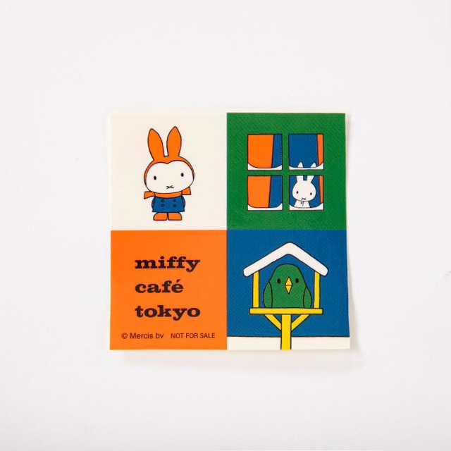 miffy cafe tokyo　飲食特典「ステッカー」　Illustrations Dick Bruna（C）copyright Mercis bv,1953-2025