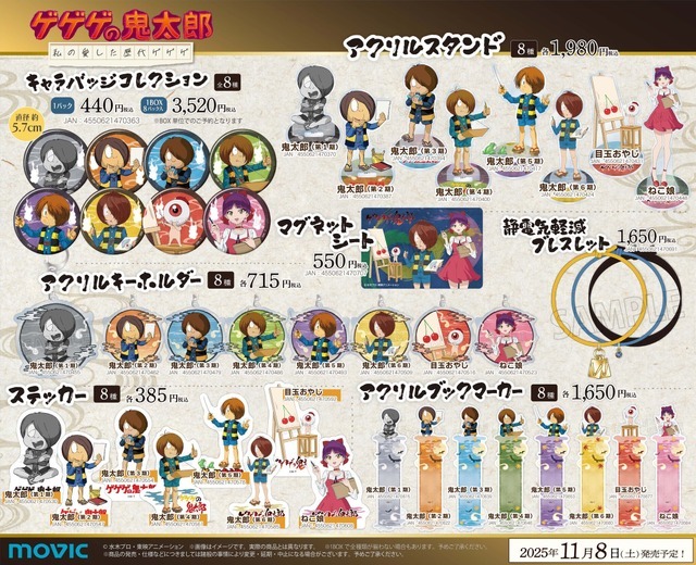 『ゲゲゲの鬼太郎 私の愛した歴代ゲゲゲ』新商品情報