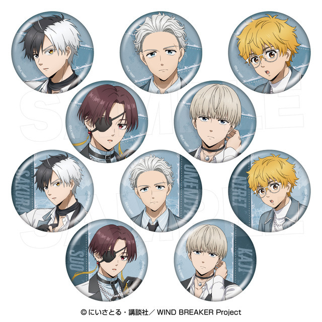 キャラバッジコレクション〈クールデニム〉(全10種)