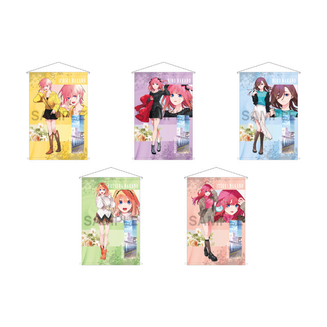 『五等分の花嫁』B2タペストリー＜GOTO AKIBA！＞（C）春場ねぎ／講談社