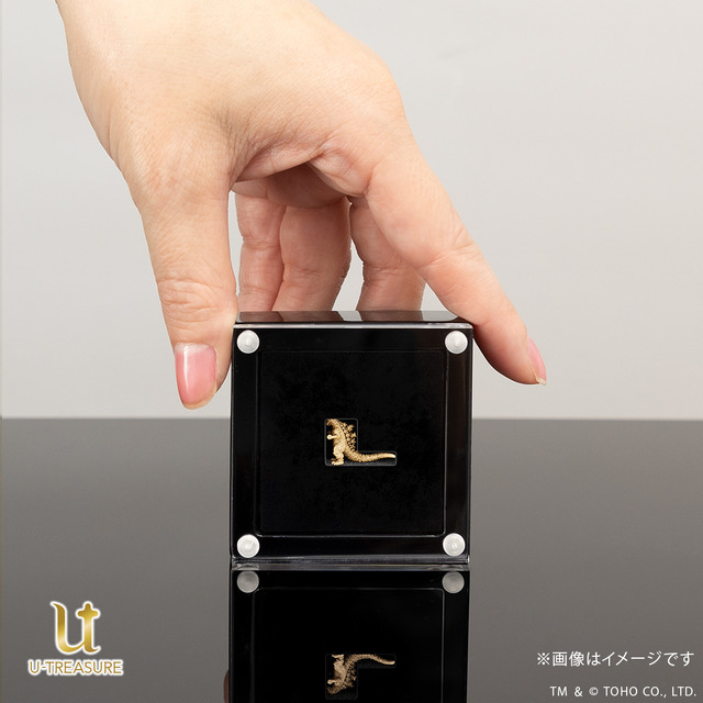 【100体限定】『ゴジラ』（1954）ミニフィギュア　ゴールドモデル（K18イエローゴールド）