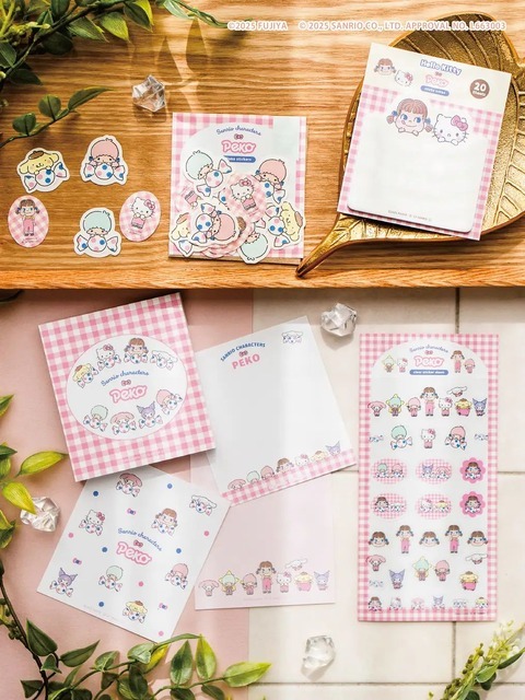 「PEKO×サンリオキャラクターズ」文具シリーズ