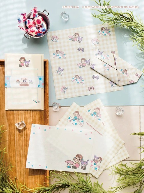 「PEKO×サンリオキャラクターズ」文具シリーズ