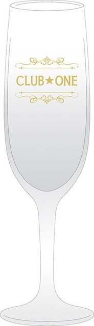 「『えぶりでいホスト』アニメイトオンリーショップ～天使と悪魔が贈るHAPPEY NIGHT～」シャンパングラス