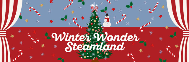 クリスマス特設サイト「Winter Wonder steamland」