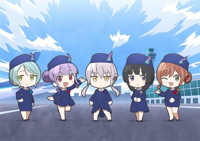 「世界へ羽ばたけ！バンドリ！×羽田空港スペシャルコラボ」コラボビジュアル