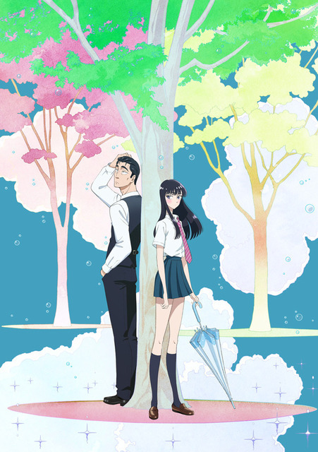 『恋は雨上がりのように』新規キービジュアル(C)眉月じゅん・小学館／アニメ「恋雨」製作委員会