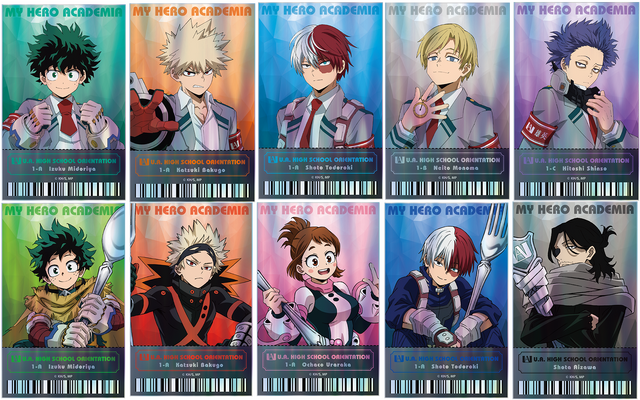 「僕のヒーローアカデミア 第2回 雄英高校オープンスクール」轟焦凍の雄英オリエンテーション　参加者全員特典：受講記念チケット風カード（C）堀越耕平／集英社・僕のヒーローアカデミア製作委員会（C）Bandai Namco Experience Inc.