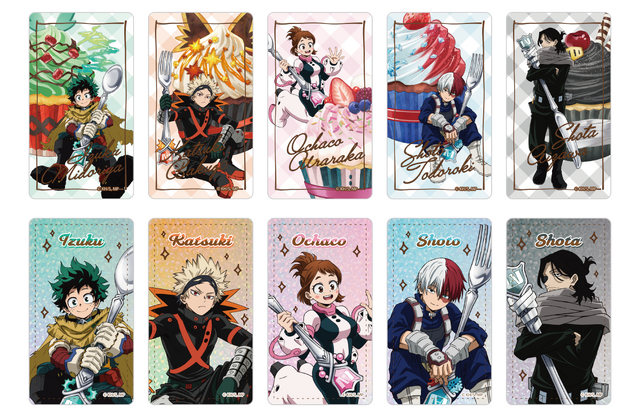 「僕のヒーローアカデミア 第2回 雄英高校オープンスクール」トレーディングクリアカードコレクション（カップケーキ）（C）堀越耕平／集英社・僕のヒーローアカデミア製作委員会（C）Bandai Namco Experience Inc.