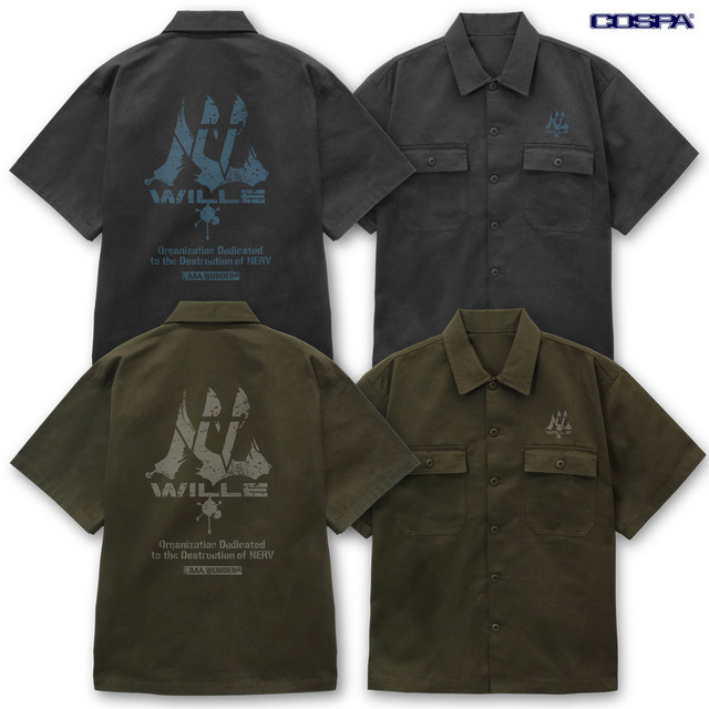 COSPA「WILLE ワークシャツ（EVANGELION）」（C）カラー