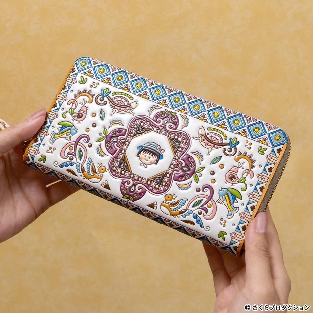 「ちびまる子ちゃん 浅草文庫 長財布」PREMICOオンラインショップで発売（C）さくらプロダクション