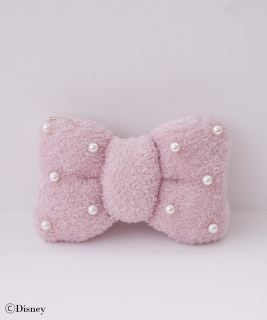 Maison de FLEUR Disney Collection「Mickey ＆ Minnie」Minnie Mouse/リボンポーチ（C）Disney