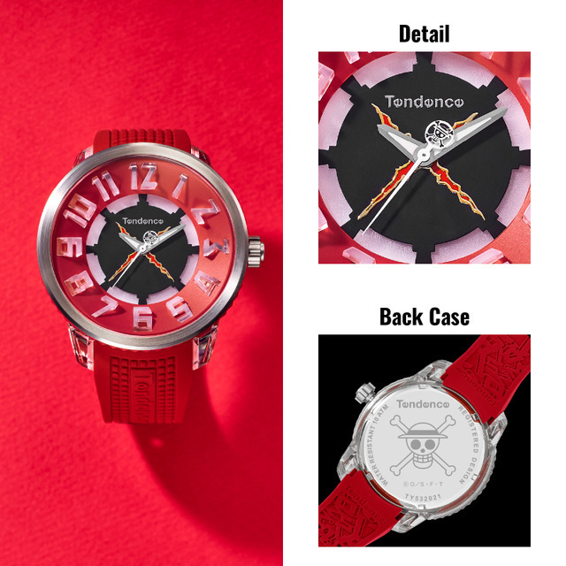 『ONE PIECE』×Tendenceコラボレーションウォッチ「ルフィモデル」