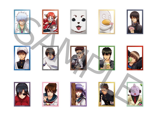 「銀魂抽選会」D賞 ランダムスクエア缶バッジ（全15種）