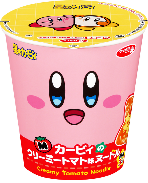 星のカービィ クリーミートマト味ヌードル