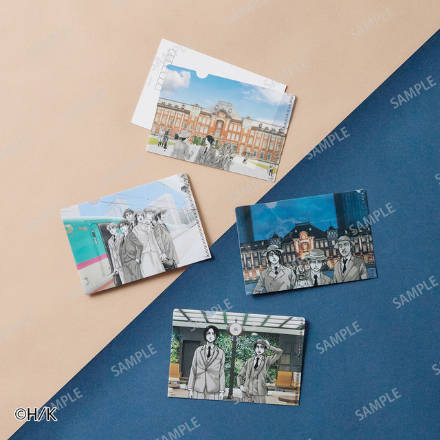 ミニクリアファイル４枚セット（東京探訪）