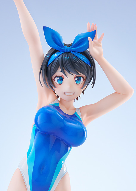 スイムスーツシルエット　彼女、お借りします　更科瑠夏 競泳水着Ver.