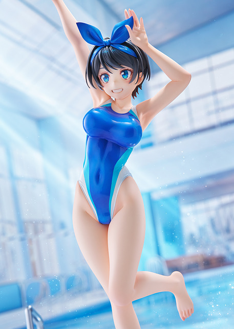 スイムスーツシルエット　彼女、お借りします　更科瑠夏 競泳水着Ver.