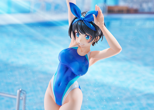 スイムスーツシルエット　彼女、お借りします　更科瑠夏 競泳水着Ver.