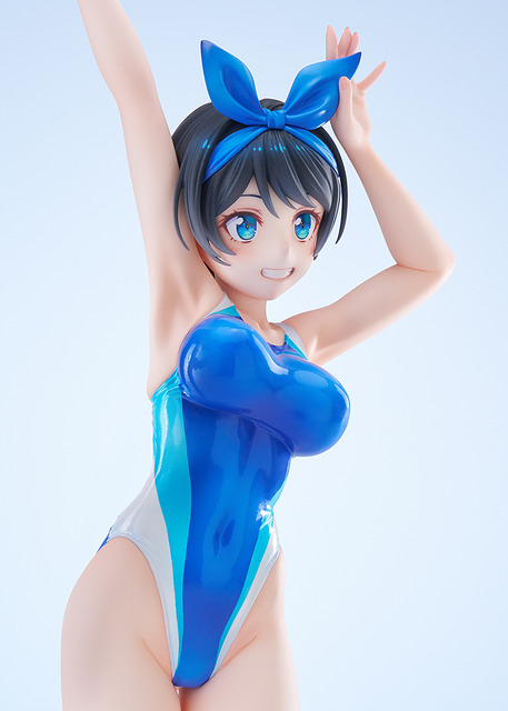 スイムスーツシルエット　彼女、お借りします　更科瑠夏 競泳水着Ver.
