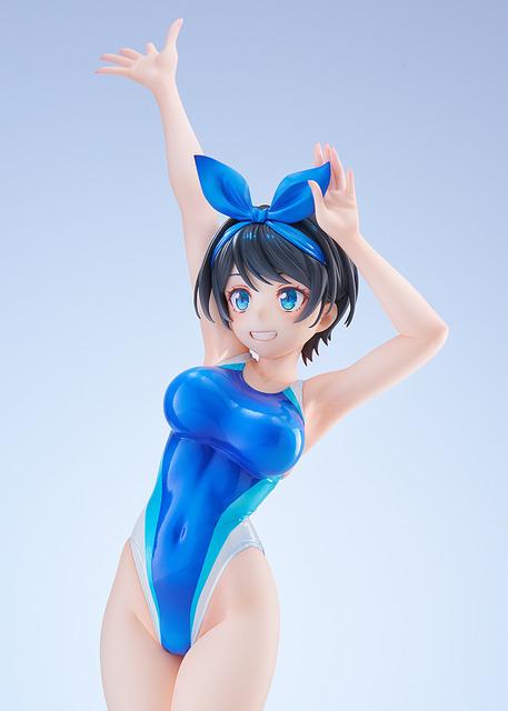 スイムスーツシルエット　彼女、お借りします　更科瑠夏 競泳水着Ver.