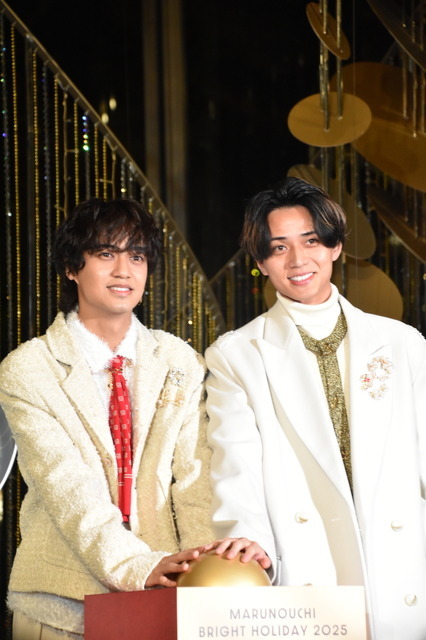 Celebration Tree 点灯式に登場したKing & Prince