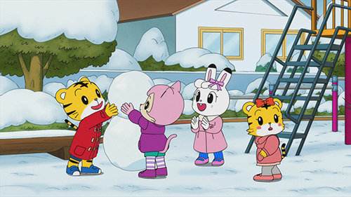 きれいな結晶を見て、雪に興味を持ったしまじろう達ーーTVアニメ『しまじろうのわお！』1月25日放送回のあらすじと先行カットを紹介