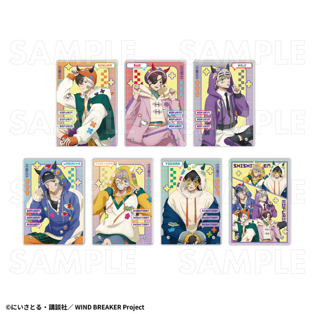 TVアニメ『WIND BREAKER』「でびデコパーカー」アクリルボード（C）にいさとる・講談社／WIND BREAKER Project