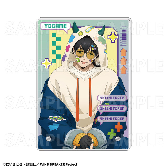 TVアニメ『WIND BREAKER』「でびデコパーカー」アクリルボード【十亀 条】（C）にいさとる・講談社／WIND BREAKER Project