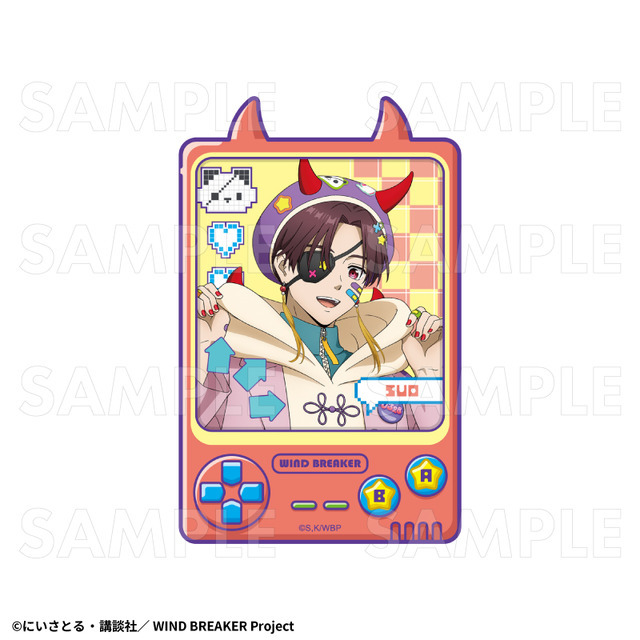 TVアニメ『WIND BREAKER』「でびデコパーカー」ステッカーセット【蘇枋 隼飛】（C）にいさとる・講談社／WIND BREAKER Project
