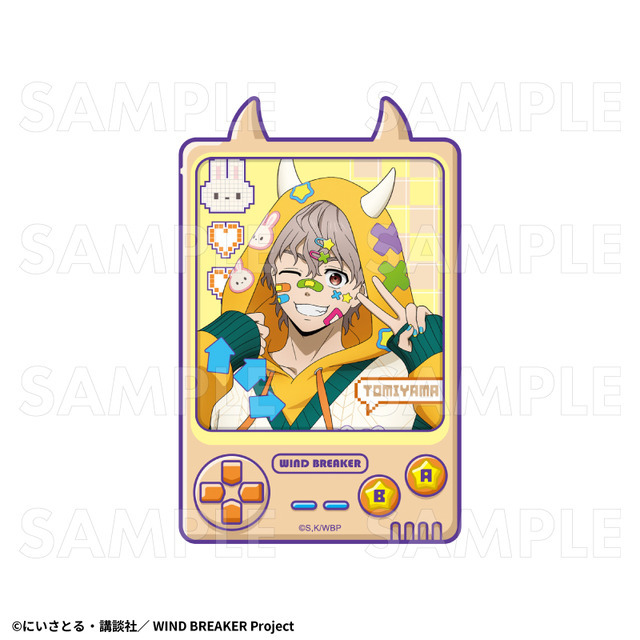 TVアニメ『WIND BREAKER』「でびデコパーカー」ステッカーセット【兎耳山 丁子】（C）にいさとる・講談社／WIND BREAKER Project