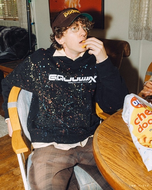 GQuuuuuuX TITLE LOGO HOODIE