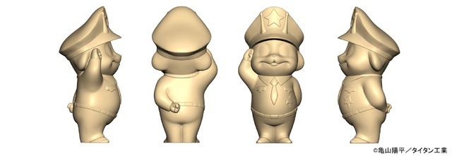 『銀河特急 ミルキー☆サブウェイ』ポッピーくんソフビ（C）亀山陽平／タイタン工業