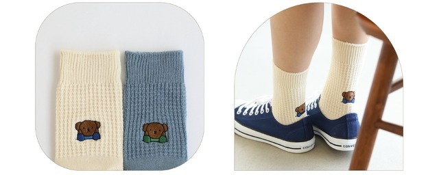 「ミッフィー」×「靴下屋」コラボ靴下